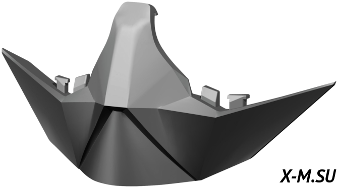 Носовой дефлектор Hustle MX BLACK