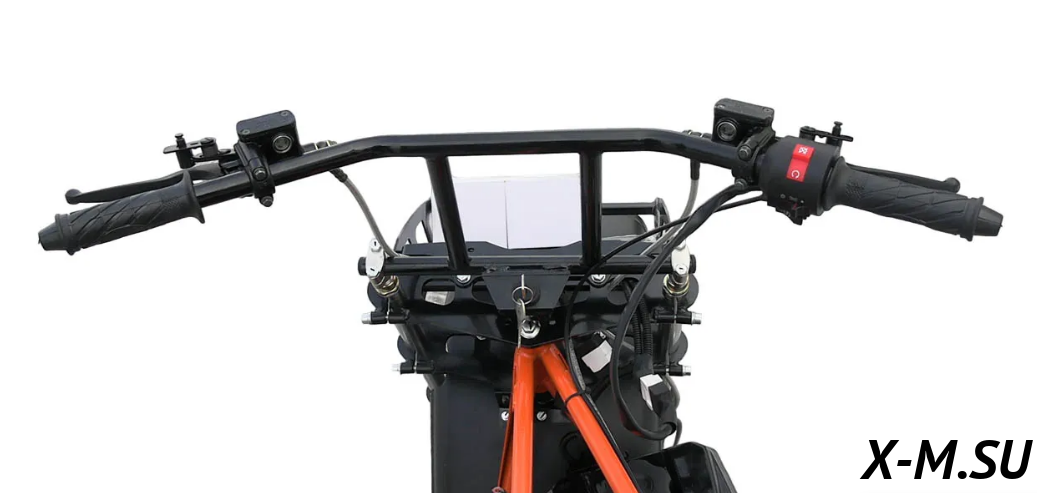 МОТОЦИКЛ СКАУТ-7 БОЦМАН 2, КОЛЕСА GIANT (ФАРА, ЭЛ.СТ. ПЕРЕД И ЗАД ПОДВ., 8,0 Л.С.,РУЧ. СТАРТ.