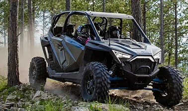 Мотовездеход POLARIS RZR 64 Pro XP 4 Ultimate - Matte Titanium Metallic (2021)