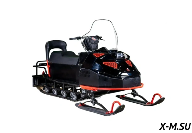 Снегоход БТС 4Т NEW /ЛОНГ-ЛЮКС/27 л.с. э/зап , реверс,тормоз,улучшенная подвеска