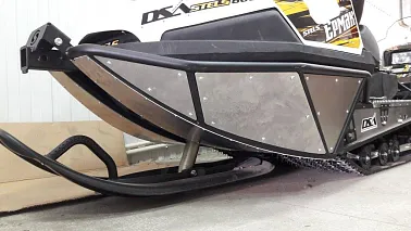 Комплект защиты днища на снегоход ЕРМАК STELS с установкой